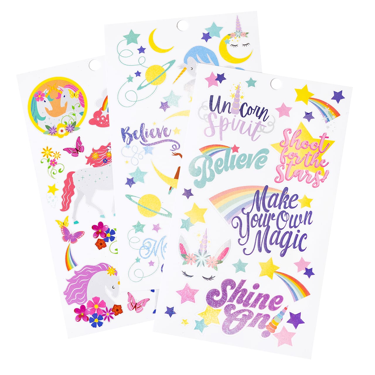 12 Pack: Unicorns & Fairies Sticker Book by Recollections™